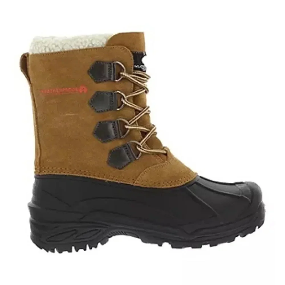 Weatherproof Mens Gorge Insulated Winter Boots Flat Heel